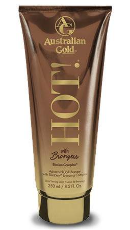 Australian Gold Cosmetico Solare HOT con Bronzers 250ml